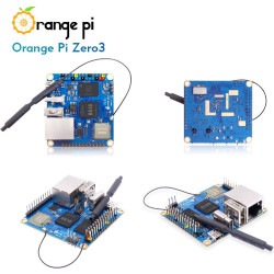 Orange Pi Zero 3 - 1.5GB RAM CPU Allwinner H618 Quad-core Cortex-A53 processor 1.5GHz